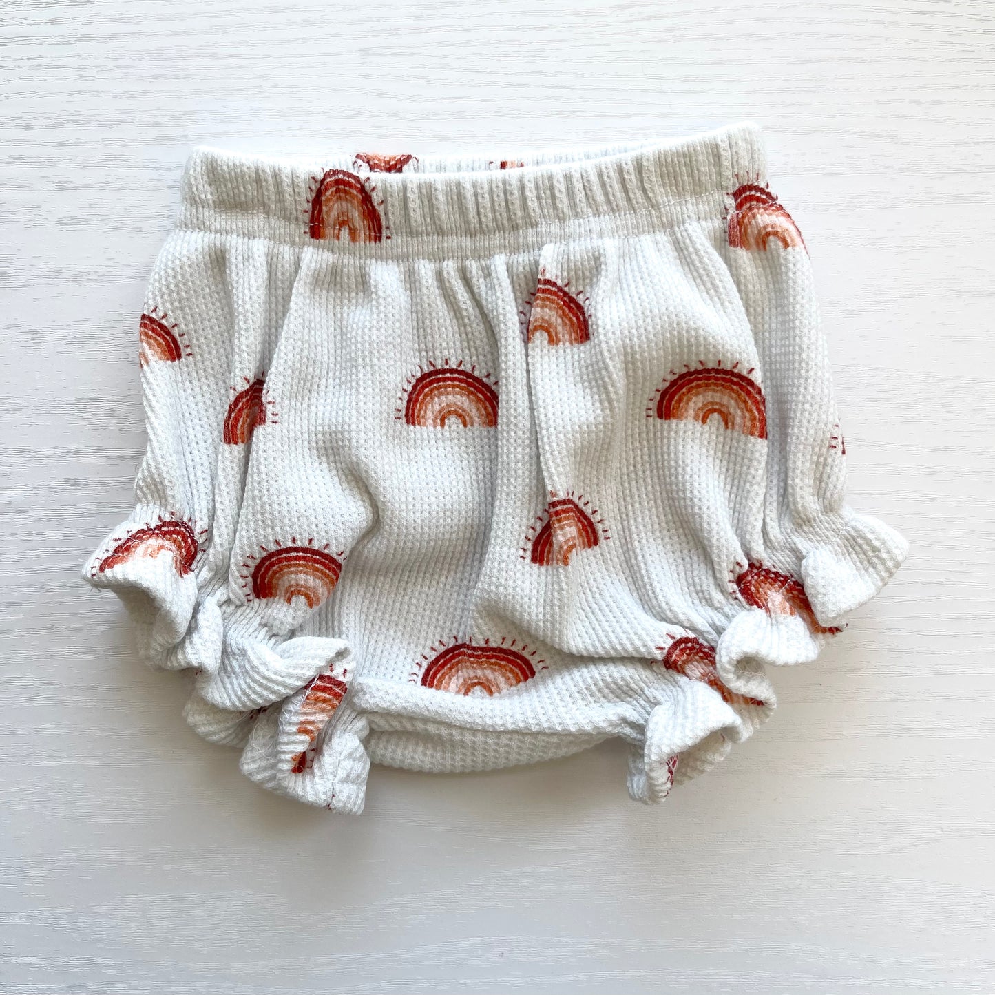 Ruffle Shorties | Rainbow Waffle