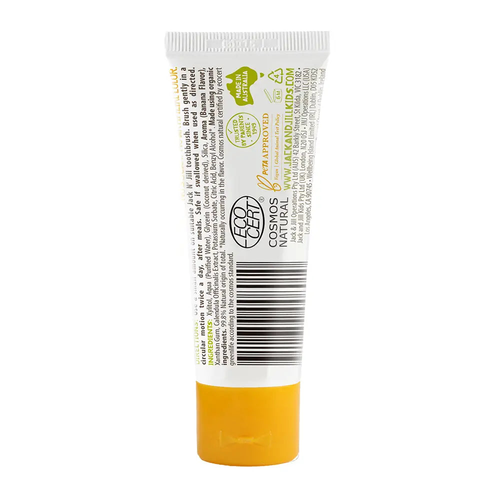 Banana Jack N' Jill Natural Toothpaste