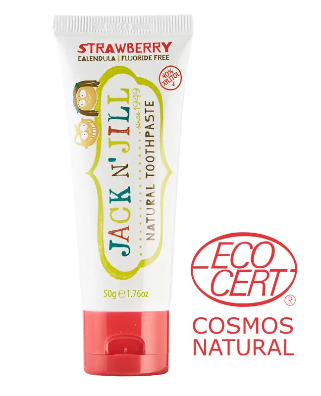 Strawberry Jack N' Jill Natural Toothpaste