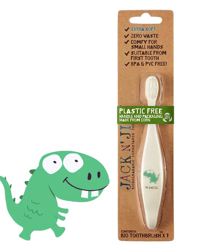 Dino Jack N' Jill Bio Toothbrush