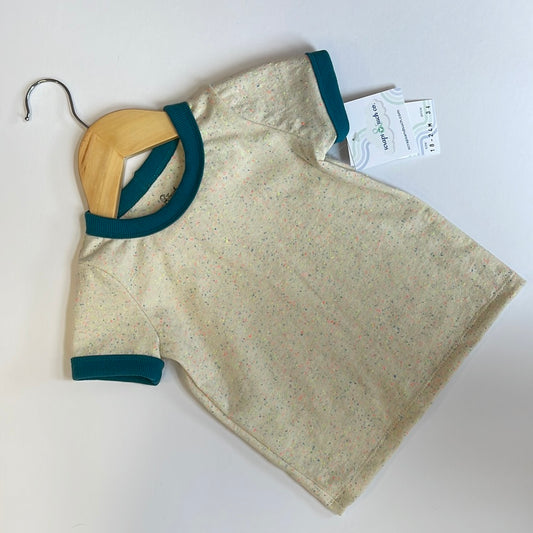 Track Tee | Bright Confetti